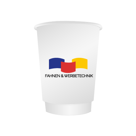 Pappbecher BIO | 300 ml doppelwandig | rundum bedruckt