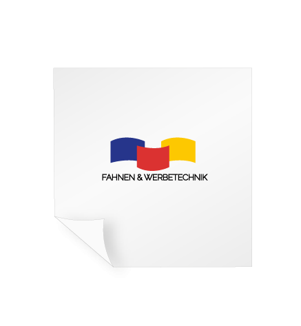 Aufkleber Monomer 1D - weiß und transparent