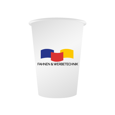 Pappbecher BIO | 400 ml einwandig | rundum bedruckt